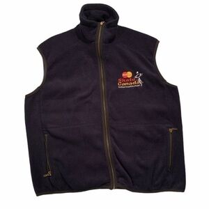 Skate Canada International Fleece Vest Size Med